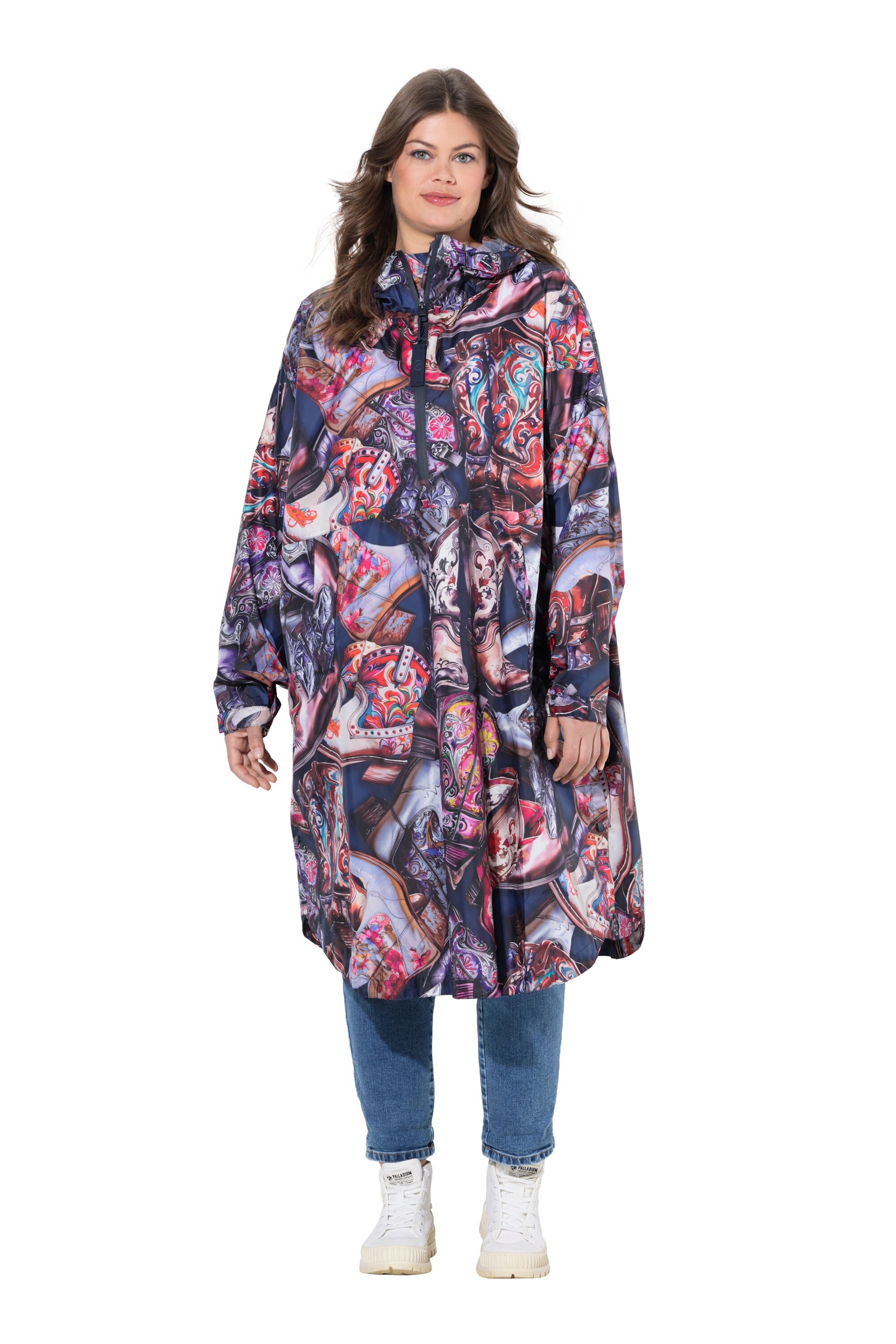 LAURASØN Functionele jas in Blauw: voorkant