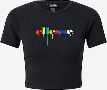 ELLESSE Shirt 'Romancia' in Zwart: voorkant