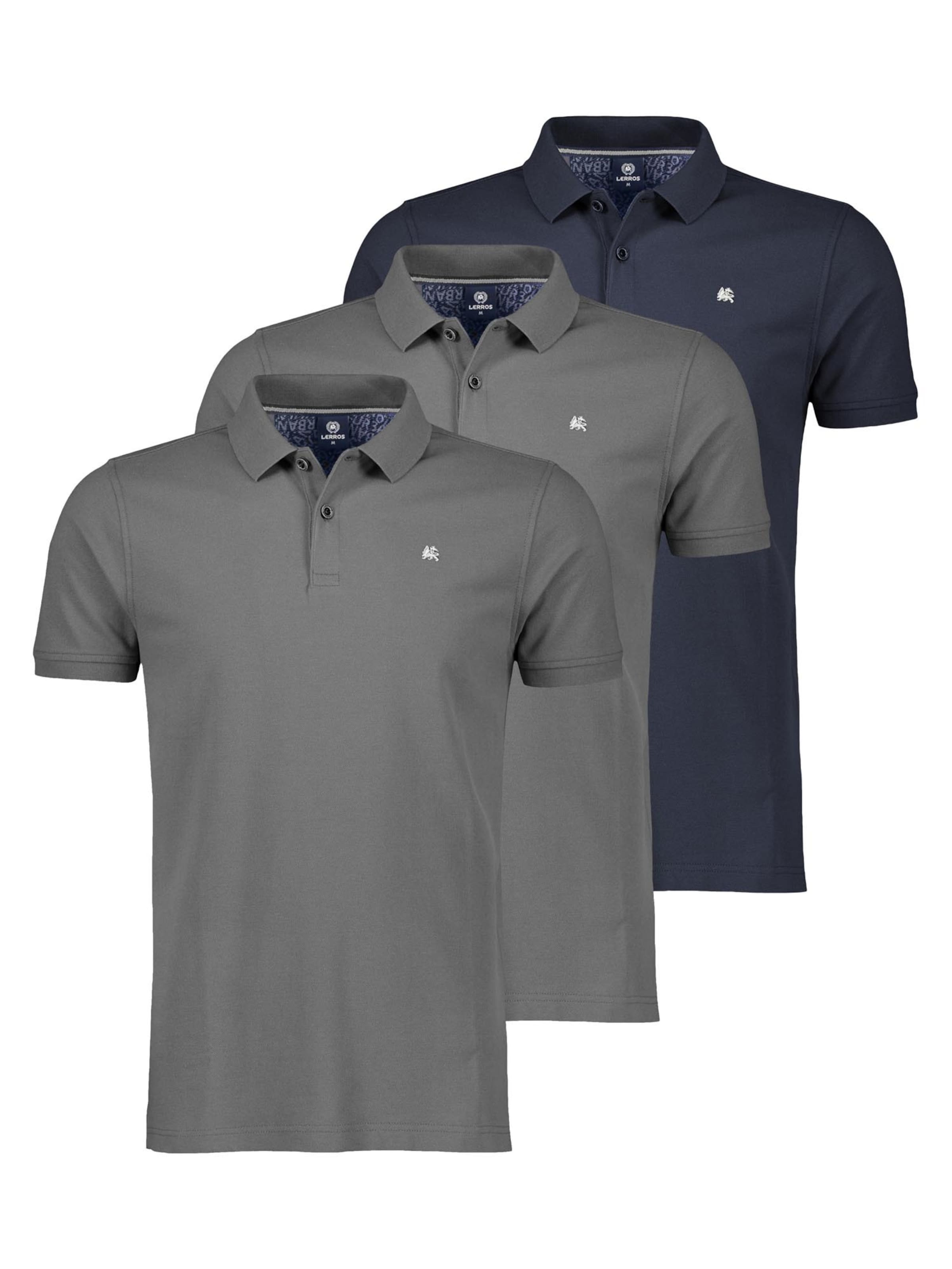LERROS Shirt 'Basic' in Grey: front