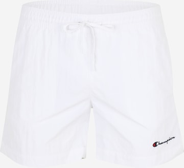 Shorts de bain Champion Authentic Athletic Apparel en blanc : devant