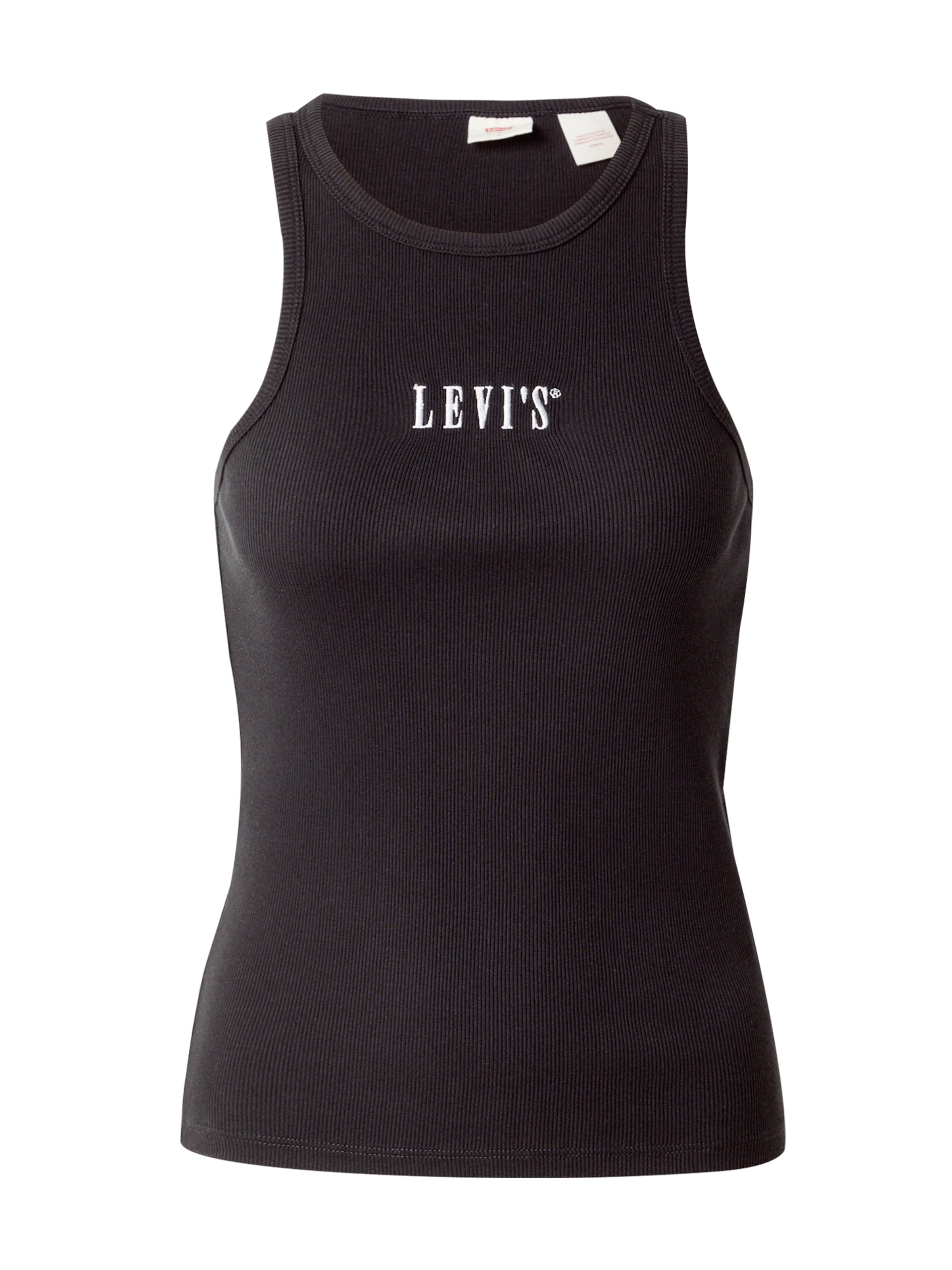 LEVI'S ® Top 'Graphic Gemini Tank Top' in Zwart: voorkant