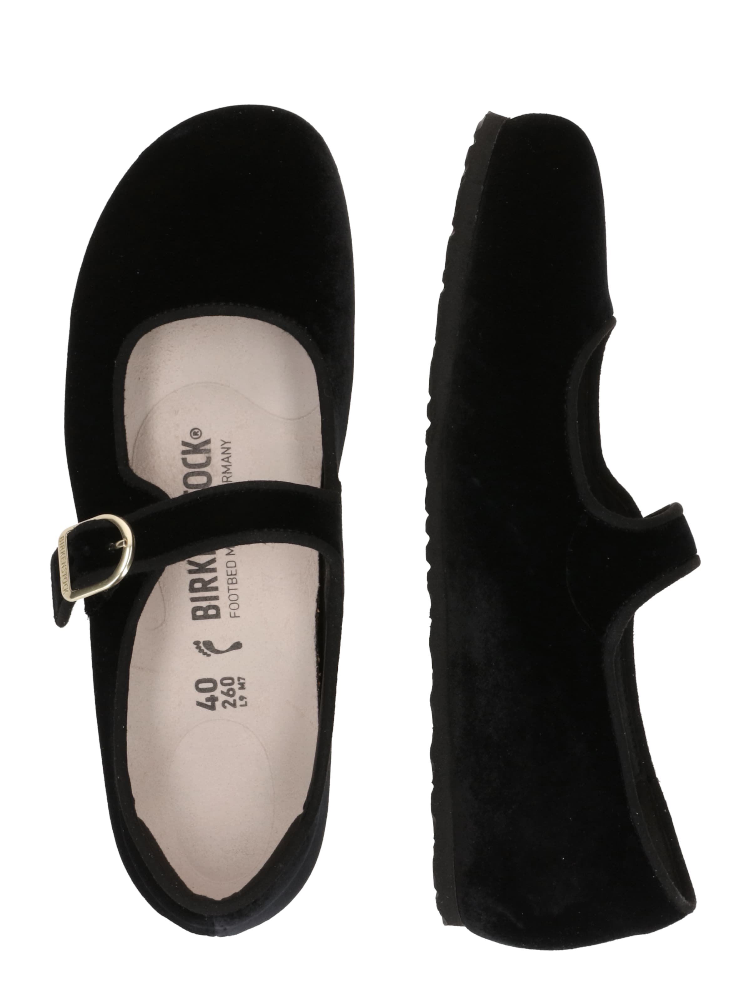 Ballerines à lanières 'Santa Clarita' BIRKENSTOCK en noir