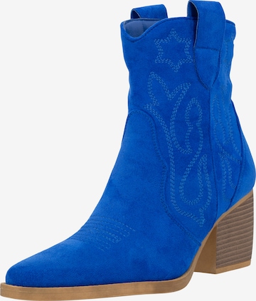 Elara Comwboystøvler i blå: forside