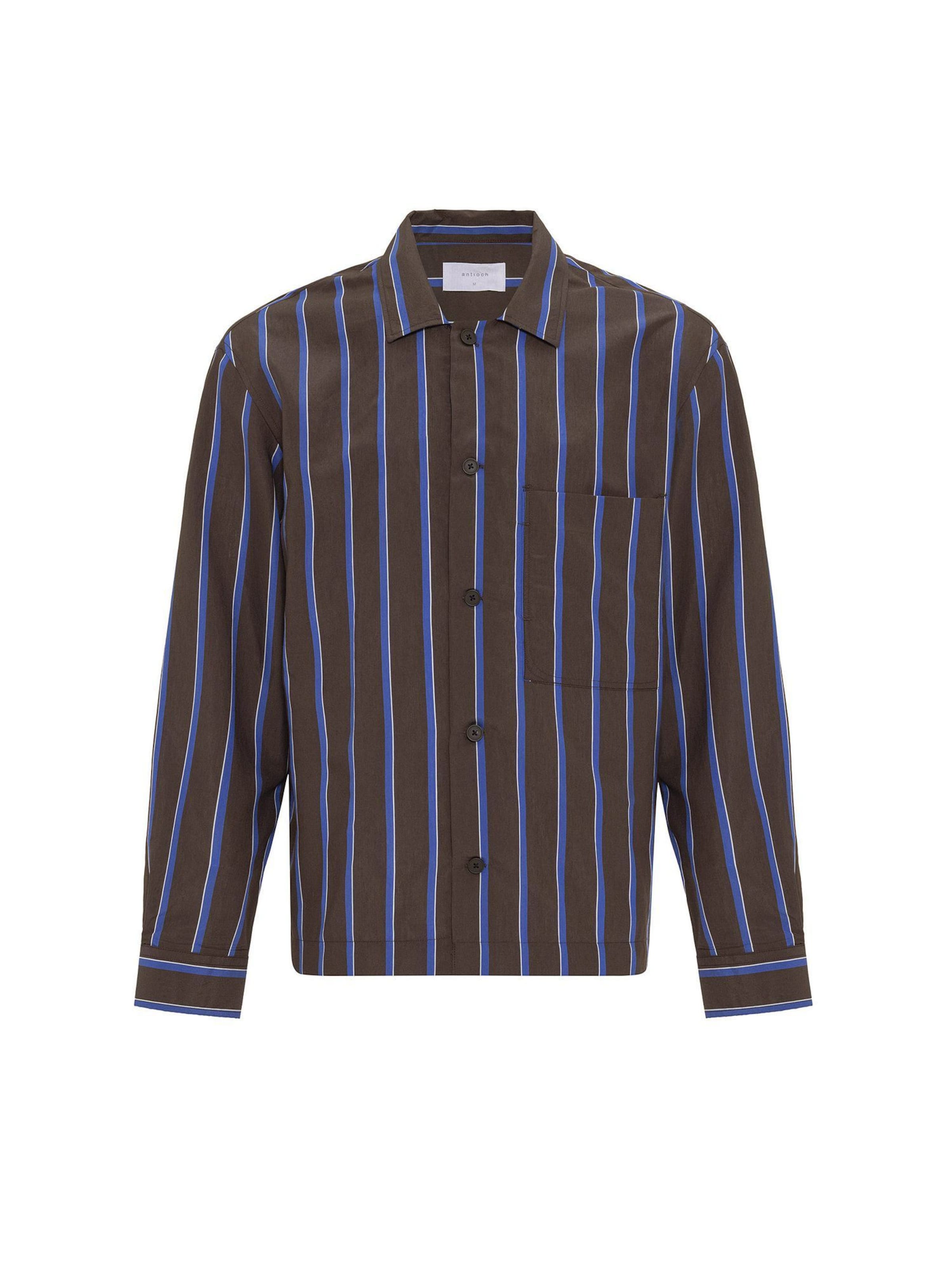 Antioch Rovný strih Košeľa - Hnedá: predná strana