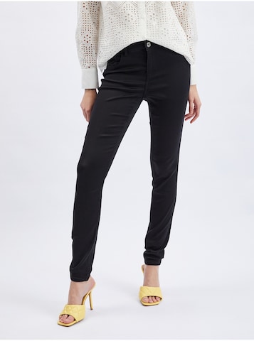 Orsay Skinny Jeans in Black: front