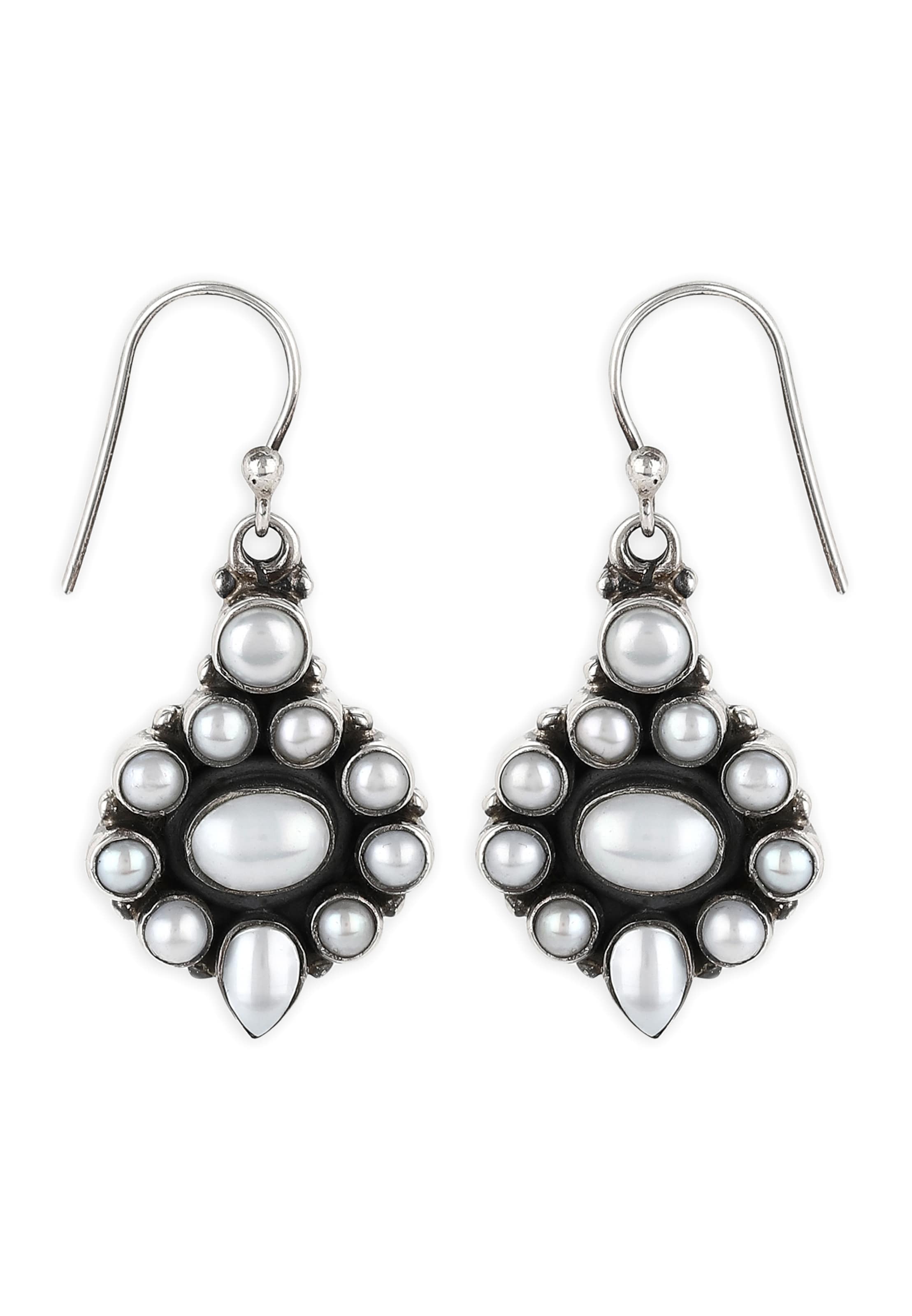 ebeeza - Brincos em prata: frente