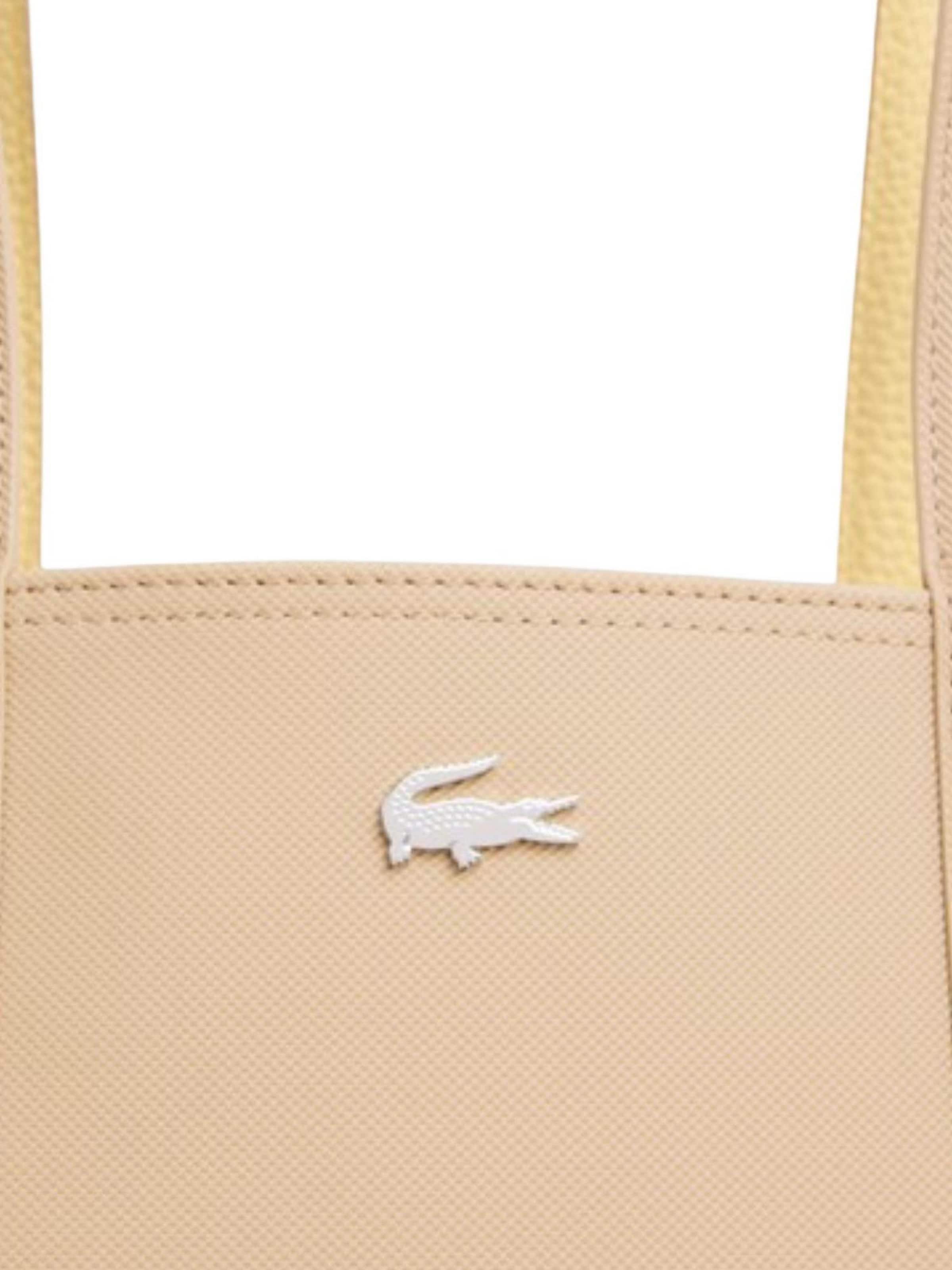 LACOSTE - Bolso de hombro 'SHOPPING NF2142' en beige