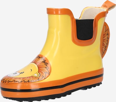 BECK Kumisaappaat värissä keltainen / oranssi / musta / valkoinen, Tuotenäkymä