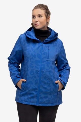 Ulla Popken Performance Jacket in Blue: front