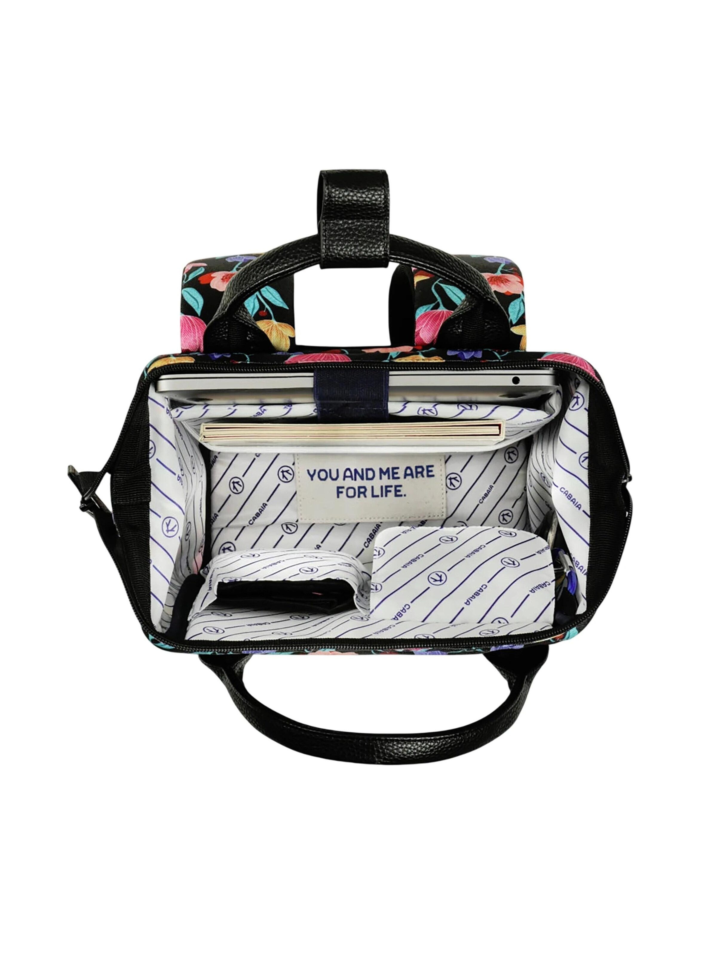 Cabaia Rucksack 'Adventurer Small Genoa'‌‌‌‌ in Schwarz