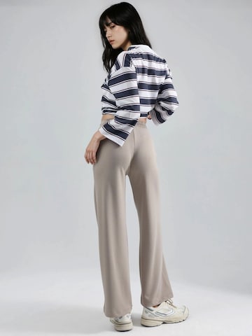 Hiccup Wide leg Broek in Beige