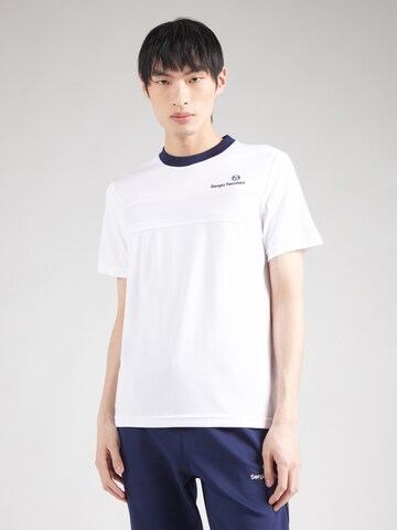 Sergio Tacchini Sportshirt 'SPECCHIO' in Weiß: Vorderseite