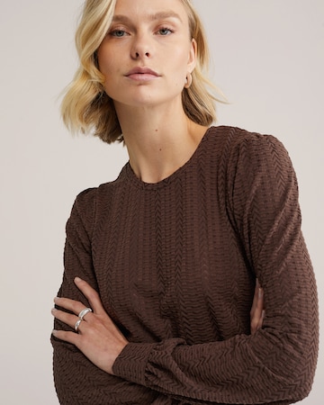 WE Fashion Tričko – hnědá