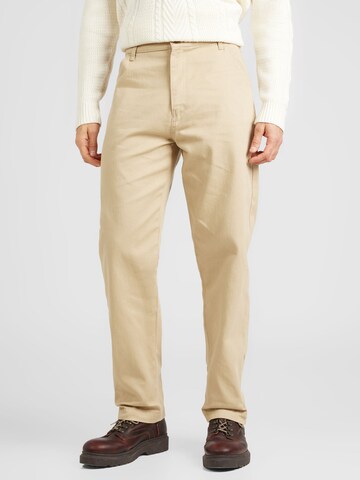 Brava Fabrics Regular Chino Pants in Beige: front
