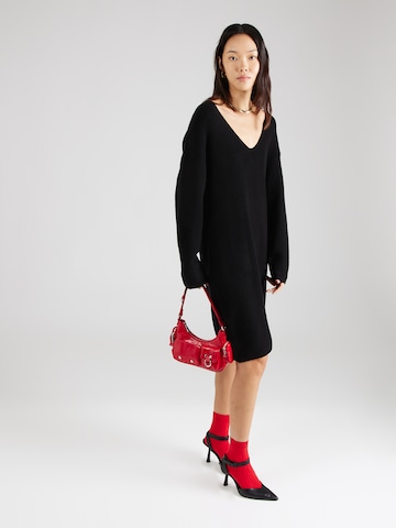 MSCH COPENHAGEN Knitted dress 'Marthea Rachelle' in Black