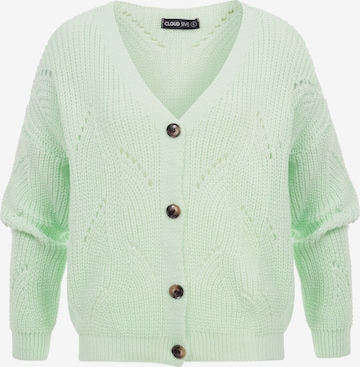 Cloud5ive Kardigan – zelená: přední strana