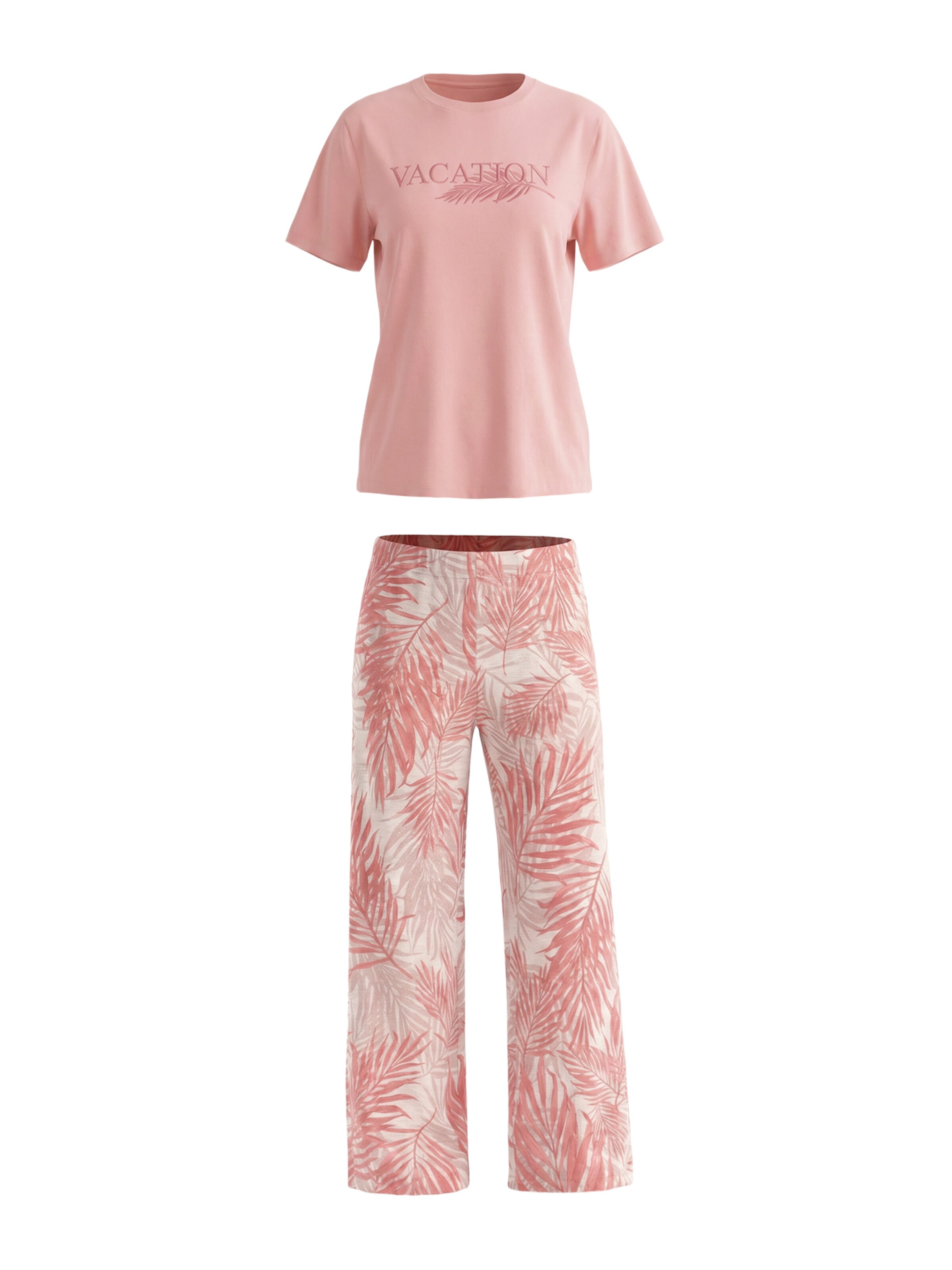 Imily Bela - Traje para estar en casa en rosa: frente
