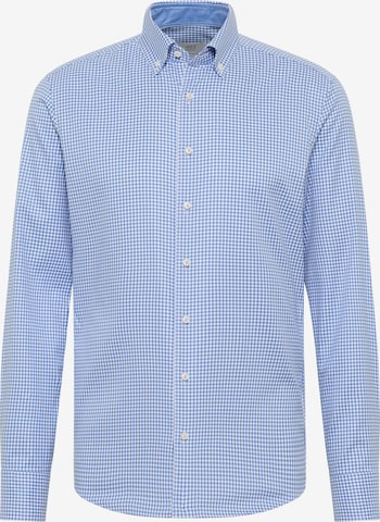 ETERNA Slim fit Button Up Shirt 'Soft Tailoring' in Blue: front