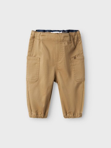 NAME IT - Tapered Pantalón en marrón