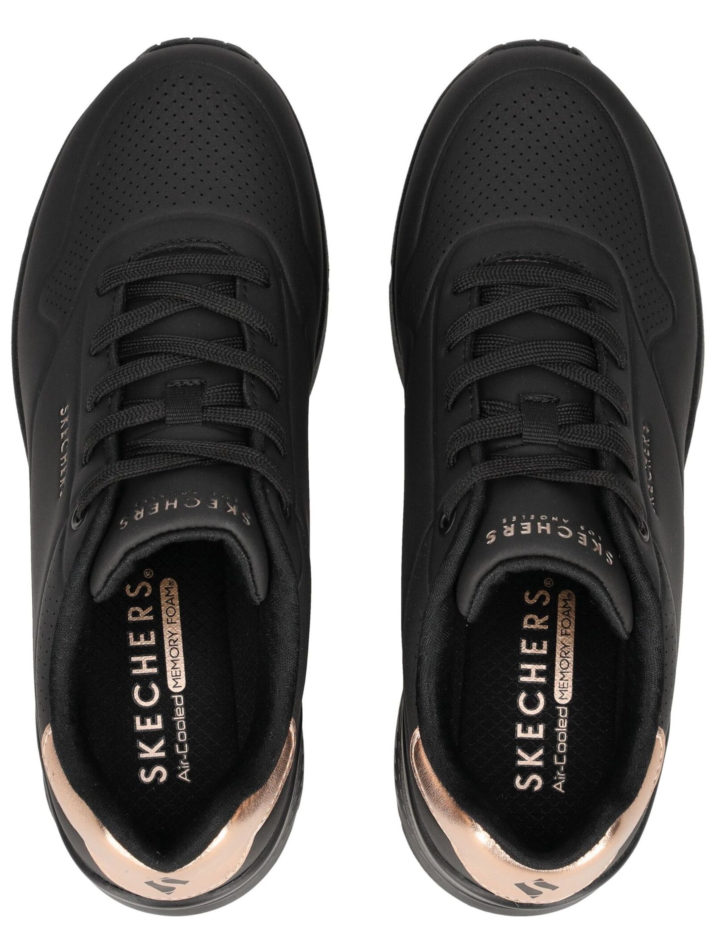 Baskets basses 'Uno Wedge - Hi Steps' SKECHERS en noir