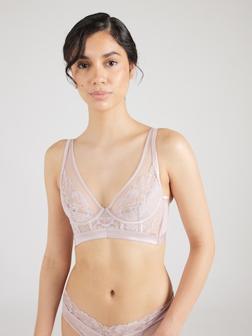 Hunkemöller Bustier BH 'Rosalia' in Lila: voorkant