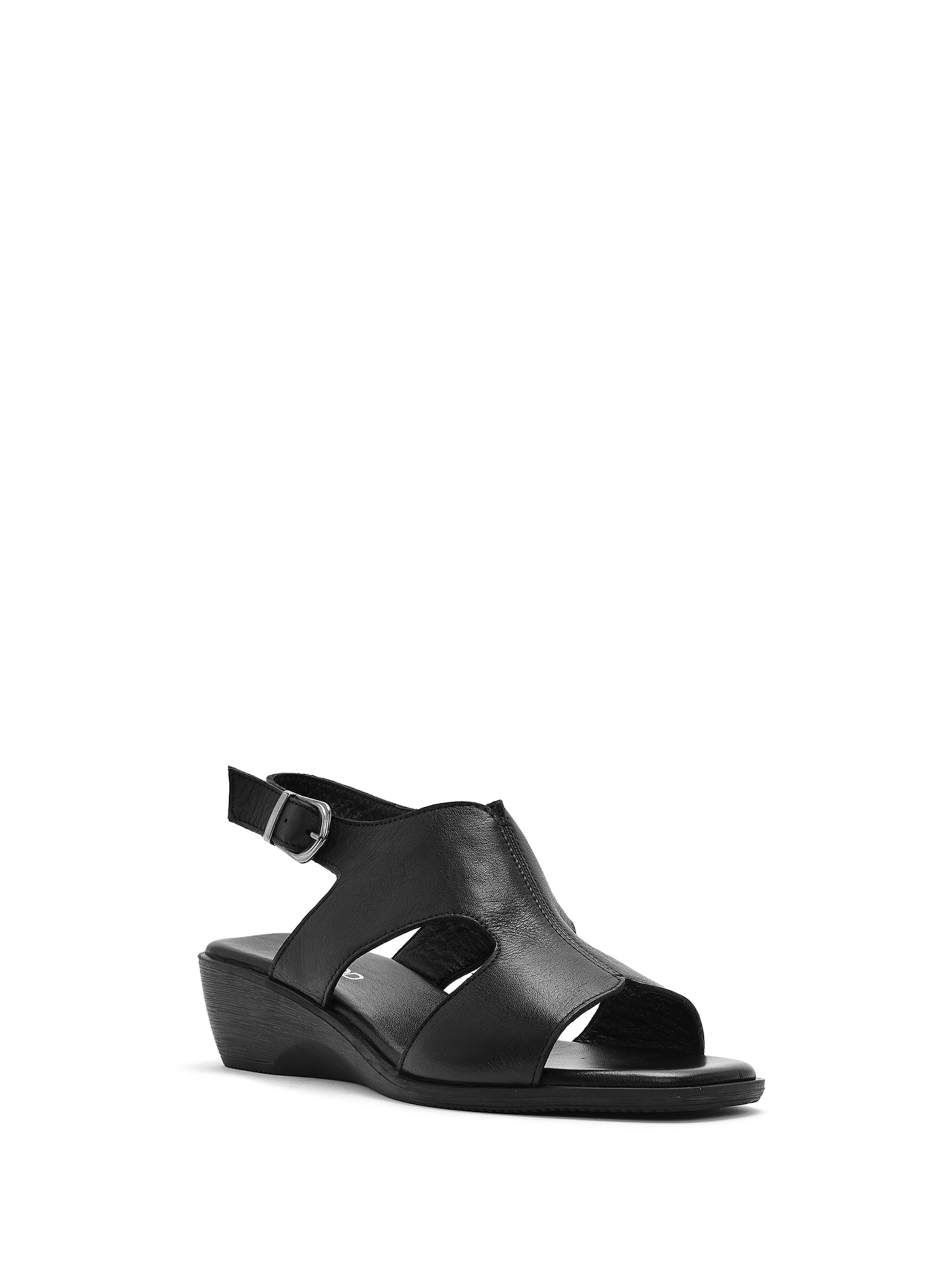 Sandales Derimod en noir : devant