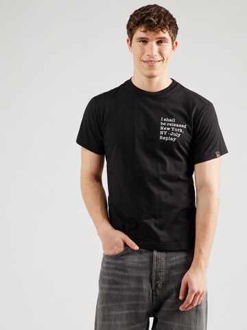 T-Shirt REPLAY en noir