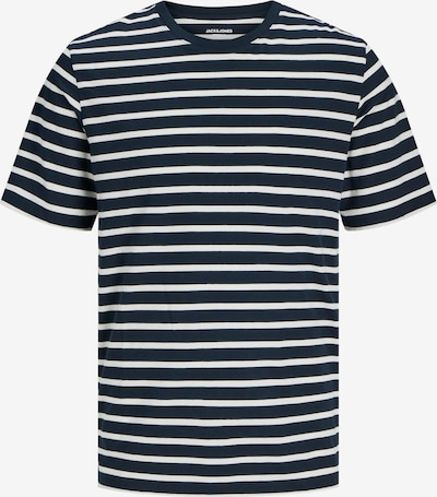 JACK & JONES T-Krekls, krāsa - tumši zils / balts, Preces skats