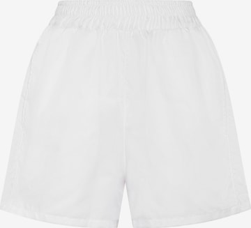 Pantalon de sport Plein Sport en blanc : devant