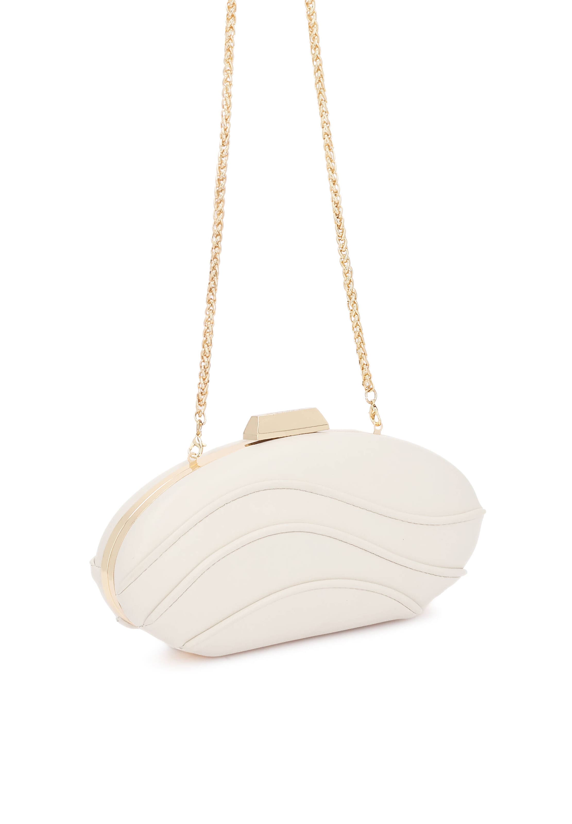 Pochette Kazar en blanc