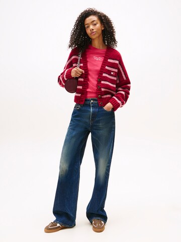 Cardigan Tommy Jeans en rouge