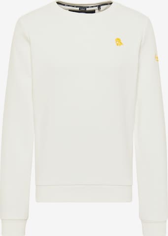 Schmuddelwedda Sweatshirt in Wit: voorkant