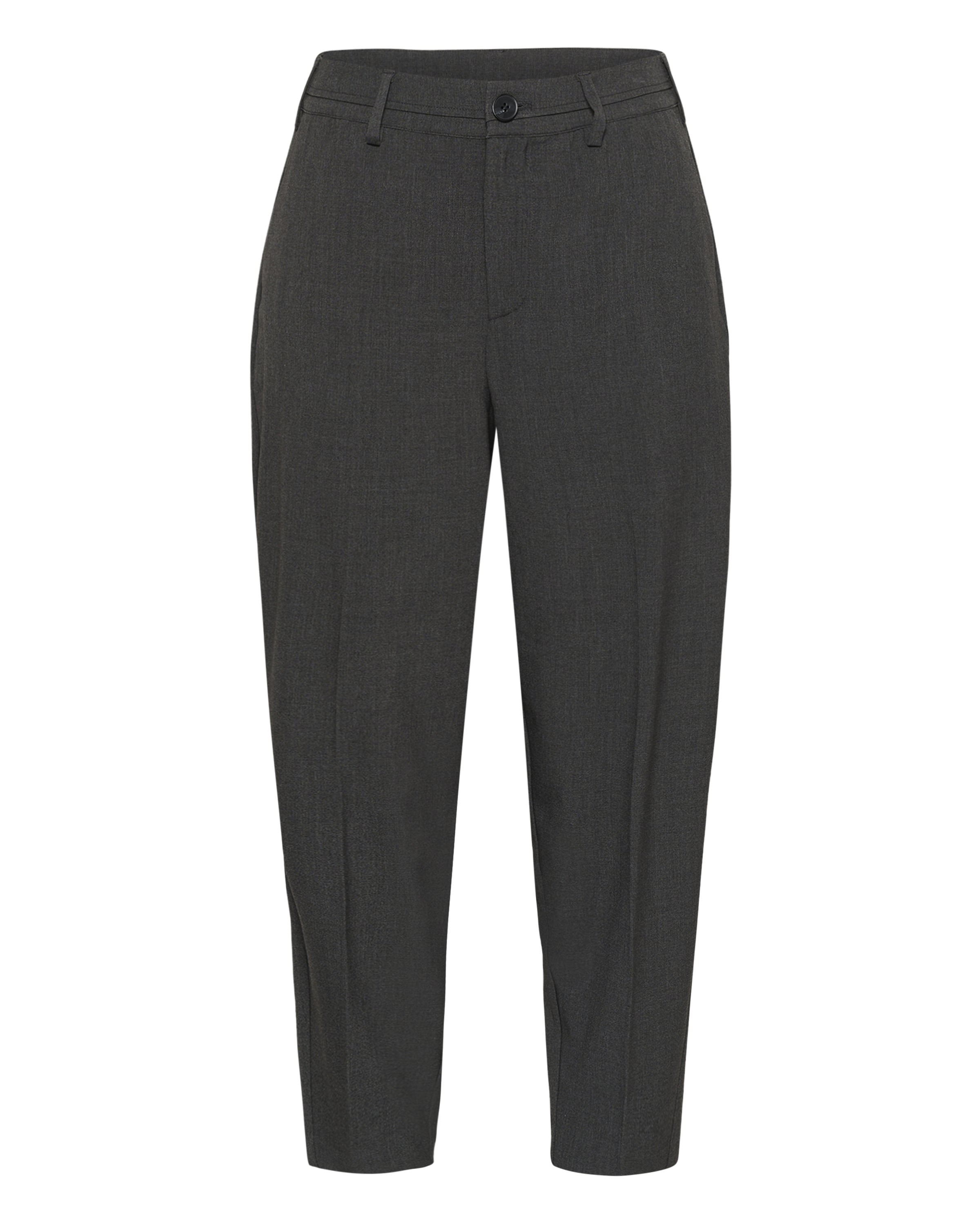 Regular Pantalon 'Riella' KAFFE CURVE en gris : devant