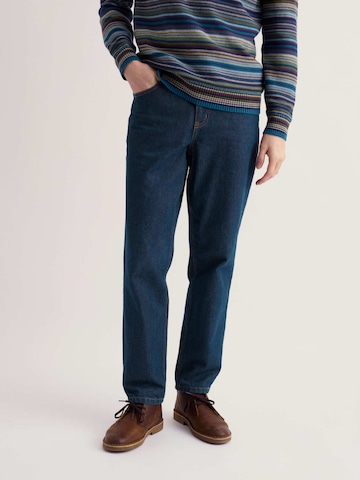 Tapered Jeans 'Countryman' de la Seasalt Cornwall pe albastru: față