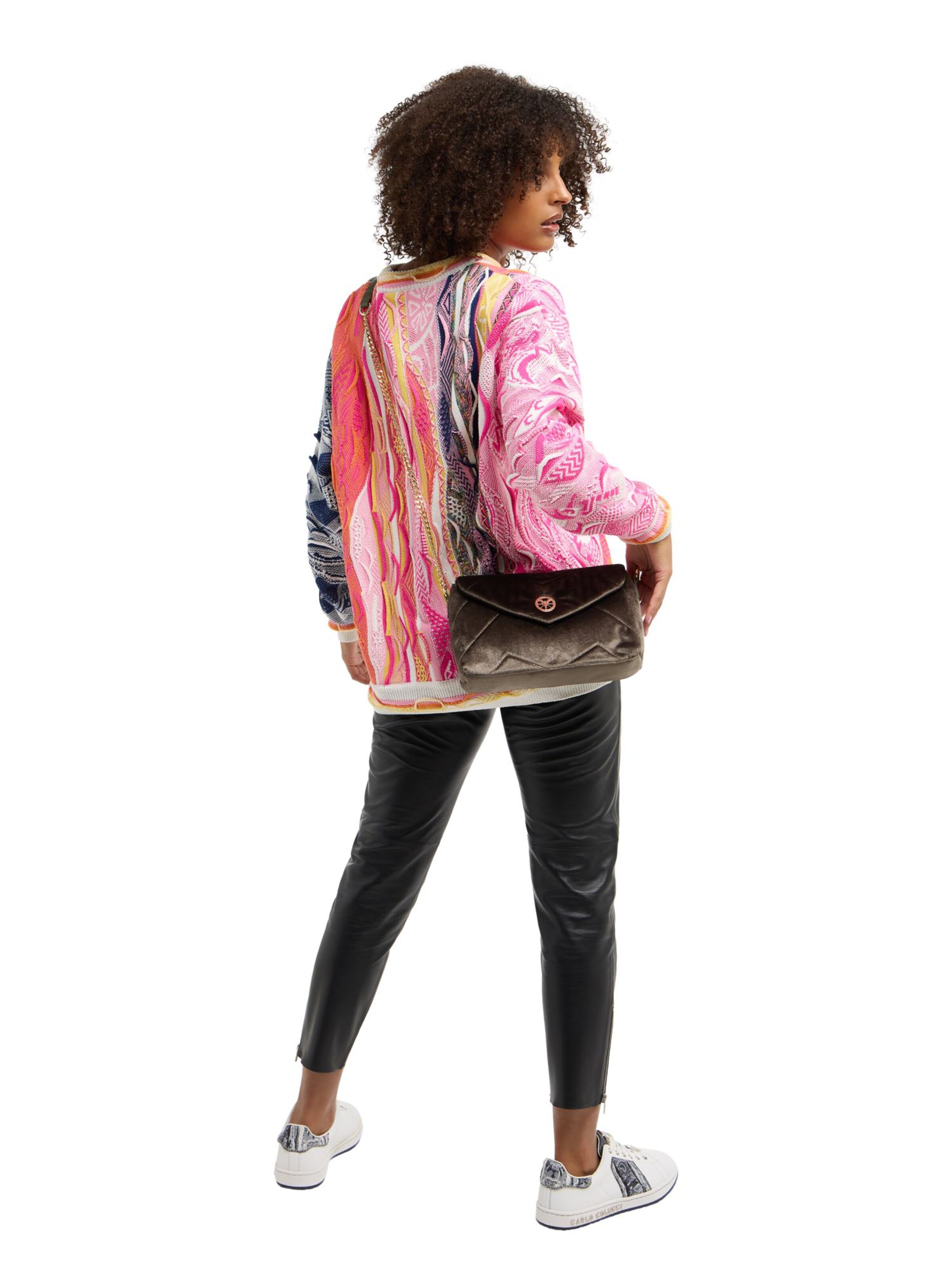 Carlo Colucci Schoudertas 'DelPiccolo' in Bruin