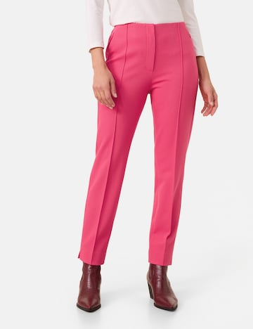 GERRY WEBER regular Bukser med fals i pink: forside