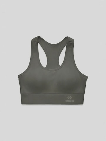 Top sportivo di Tommy Life in verde: frontale