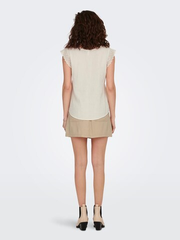 ONLY - Blusa 'Thyra' en blanco