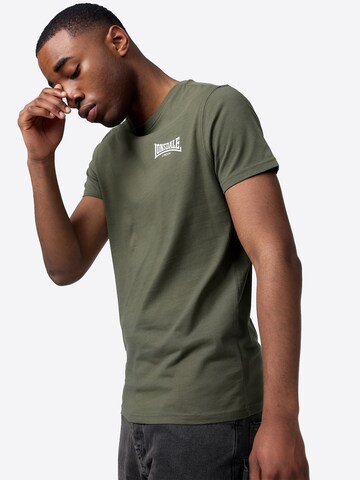 LONSDALE Μπλουζάκι 'ELMDON' σε πράσινο