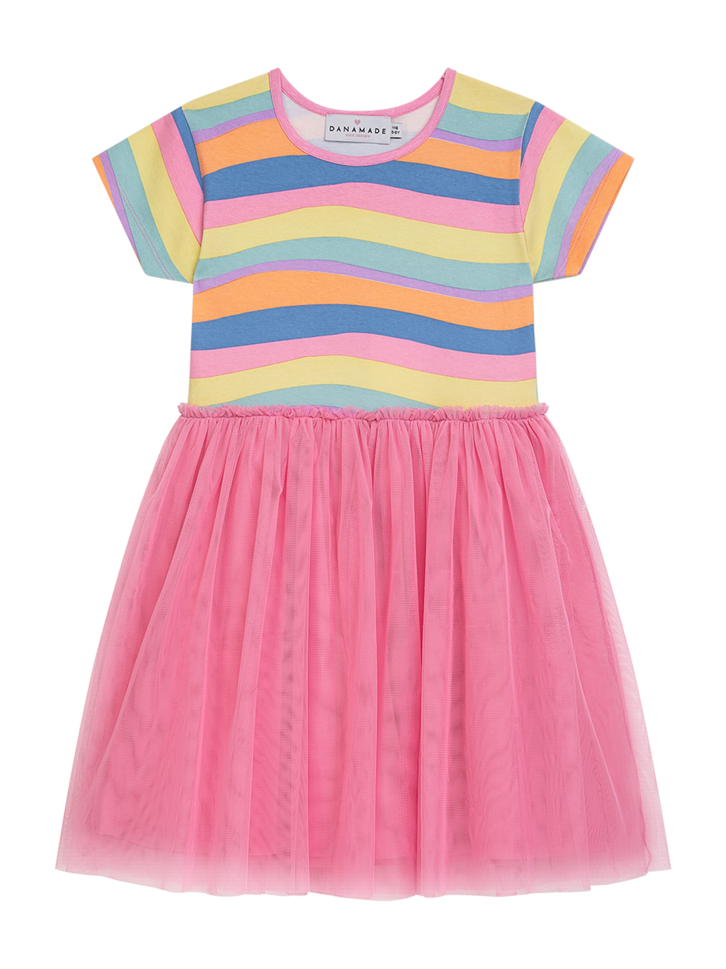 Robe Danamade en mélange de couleurs : devant