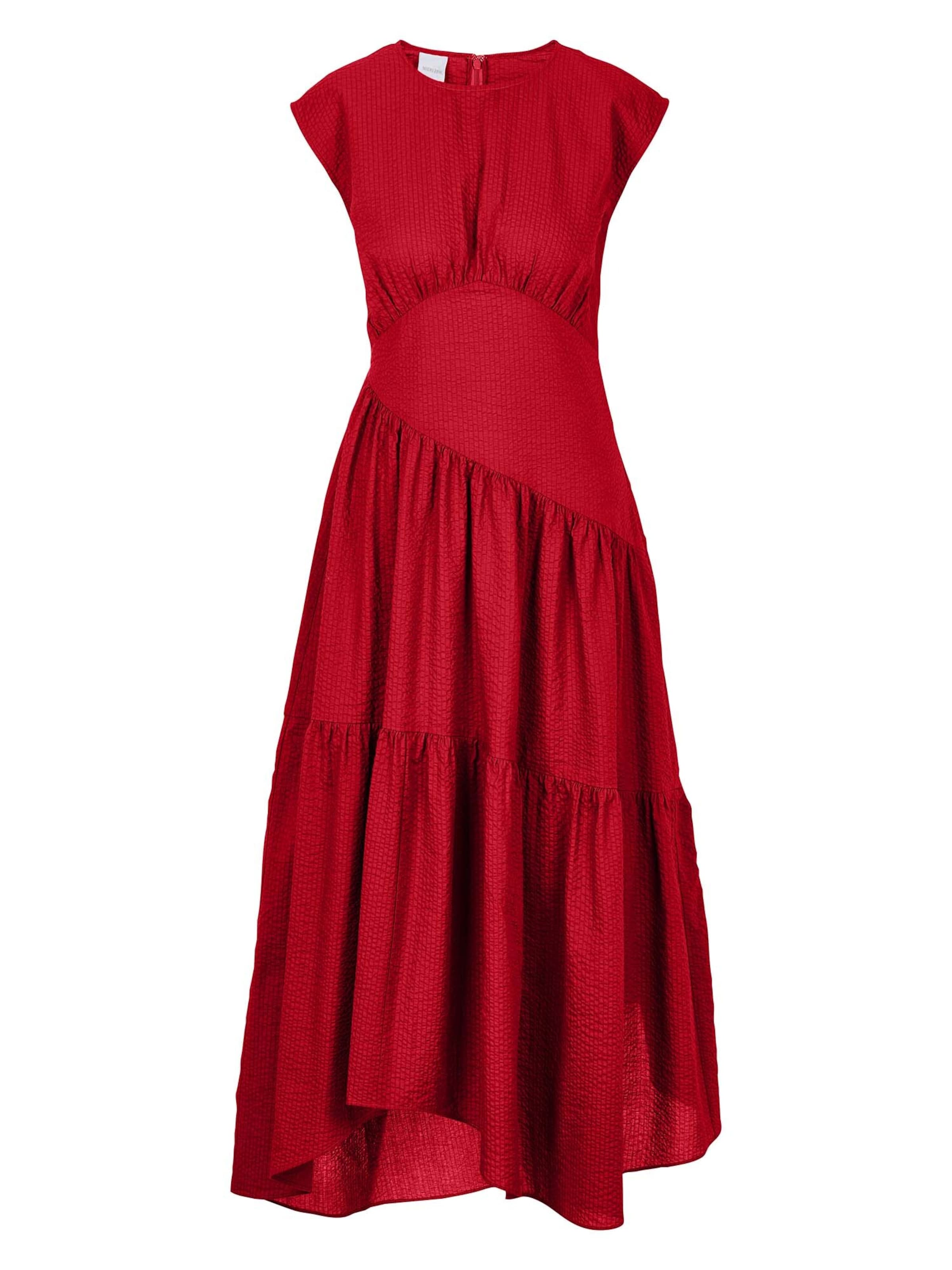 MADELEINE Kleid in Rot: Vorderseite