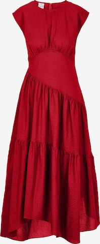 Robe MADELEINE en rouge : devant