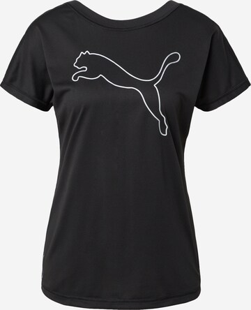 T-shirt fonctionnel PUMA en noir : devant