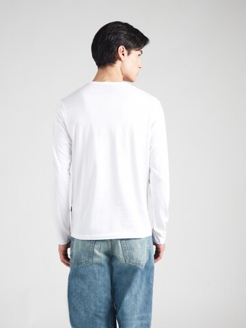 G-STAR Тениска 'Old Skool' в бяло: отзад