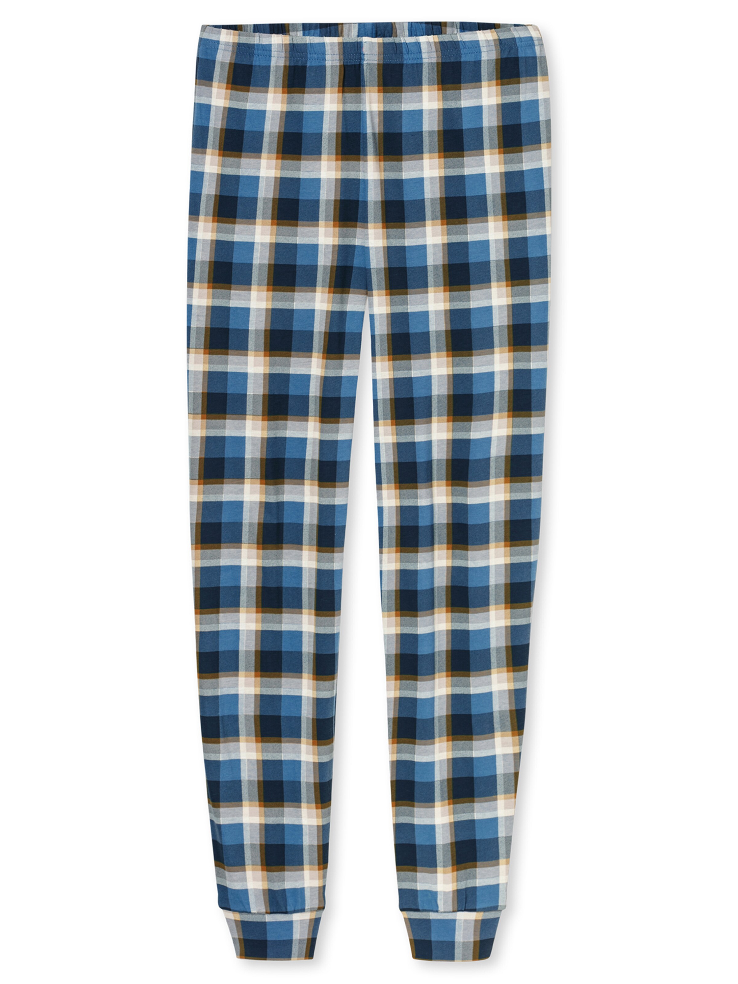 SCHIESSER Long Pajamas ' Casual Essentials ' in Blue