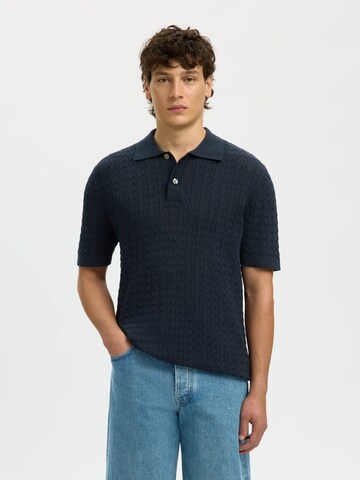 SELECTED Shirt 'SLHMATTIS' in Blue: front