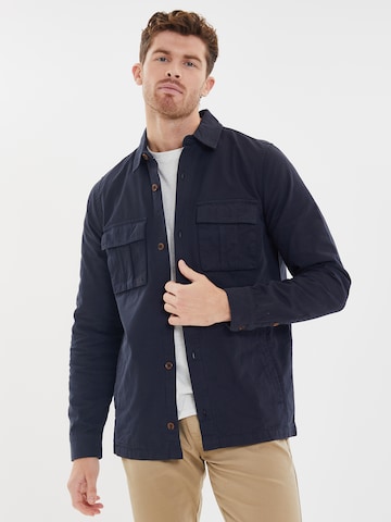 Threadbare Regular fit Tussenjas in Blauw: voorkant