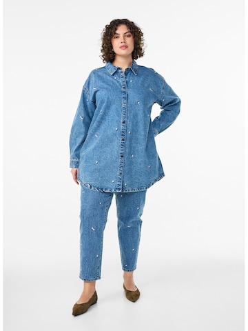 Zizzi Ohlapna forma Kavbojke 'Mille' | modra barva