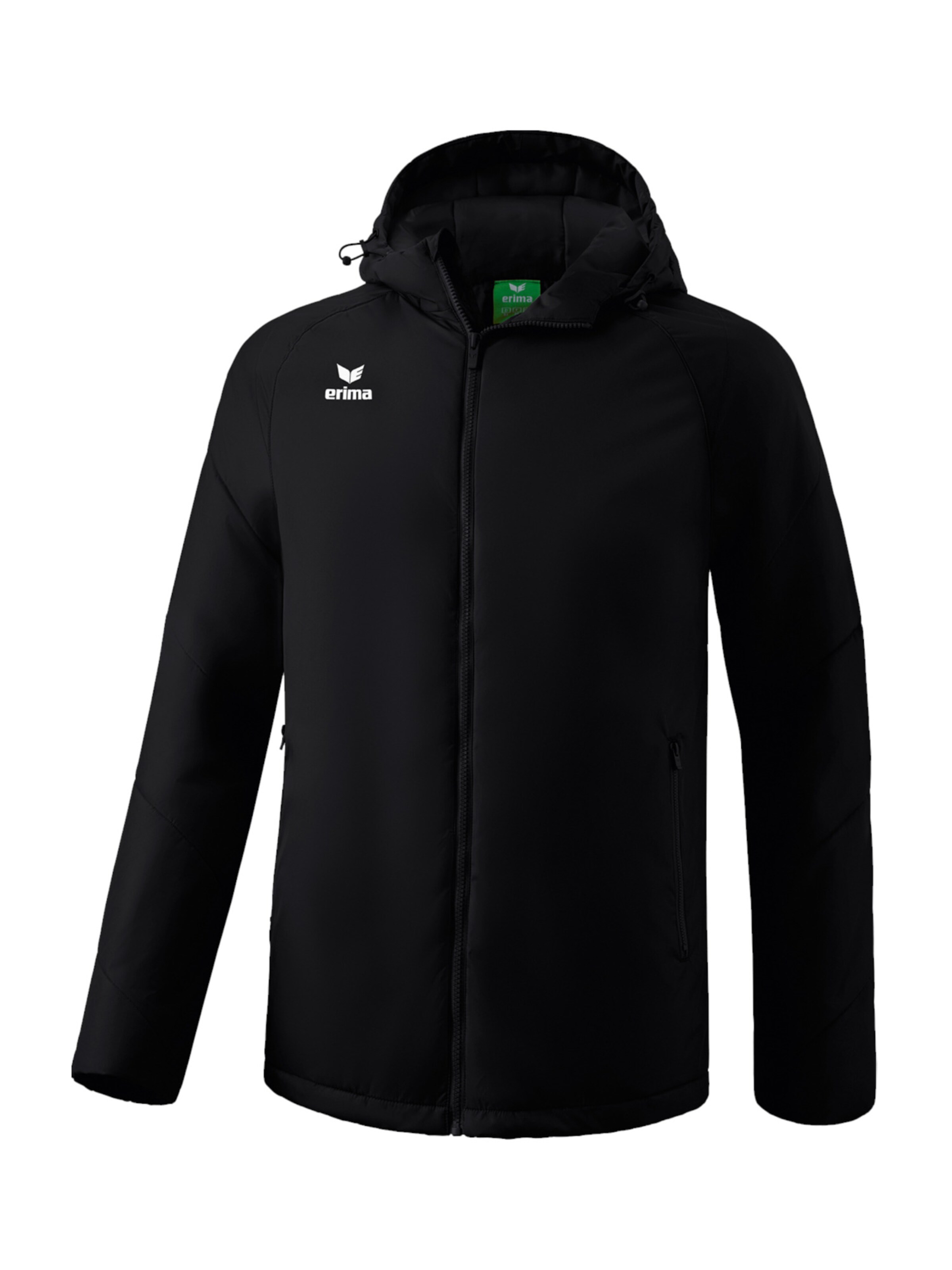 ERIMA Athletic Jacket in Black: front