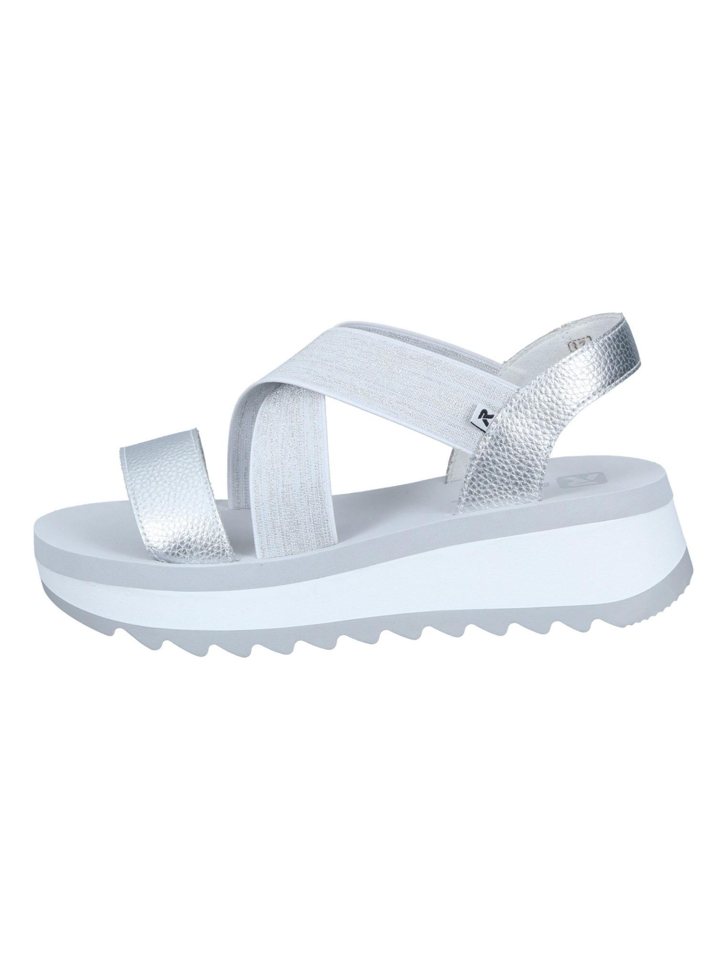 Rieker Sandale 'Sandaletten' in Silber